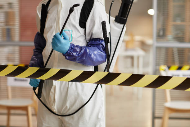 Professional Biohazard technician working in Longwood, FL